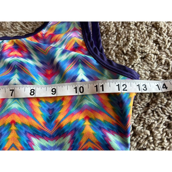 Snowflake Gymnastics Leotard Adult XS AXS (10/12 Girls) Competition SHIMMER Q23 - Picture 6 of 8